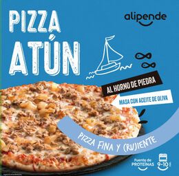 Pizza fina Alipende 375g atún
