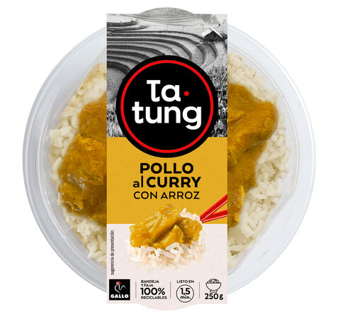 Pollo al curry con arroz Ta Tung 250g
