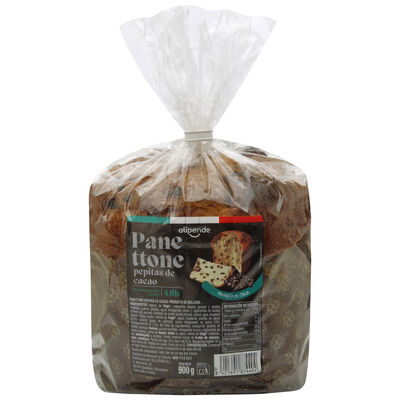 Panettone con pepitas de cacao alipende 900 g
