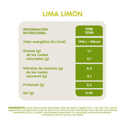 Bebida l&aacute;ctea Danacol colesterol pack 6 lima lim&oacute;n