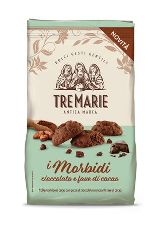 Galleta de chocolate con granos de cacao Tre Marie 300g