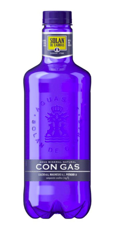 Agua con gas Solan de Cabras 1L