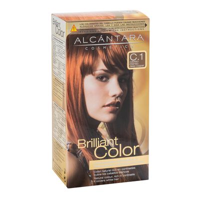 Tinte de cabello Alc&aacute;ntara Brilliant Color n&ordm; c1 cobre intenso