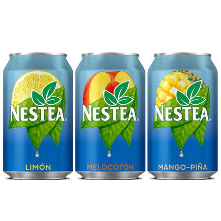 Refresco de té negro Nestea lata 33cl limón