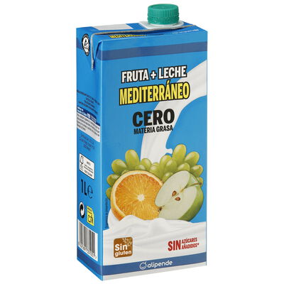 Fruta con leche mediterráneo Alipende 1l