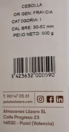 Cebolla francesa 500g