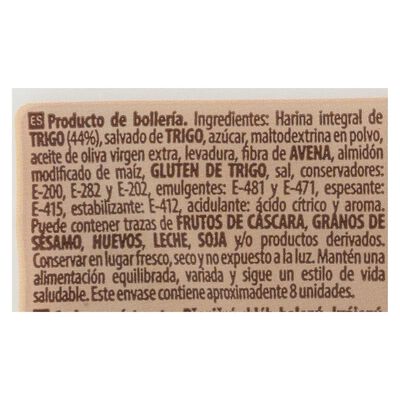 Pan Sottile integral Dulcesol 310g