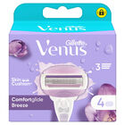 Hojas de afeitar Gillette Venus 4 uds recambio comforglide