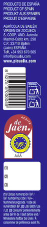 Aceite de oliva virgen extra Picualia 500ml