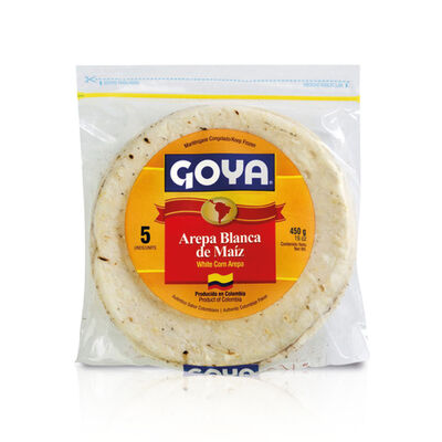 Arepa de maíz Goya 450g producto 100% colombiano