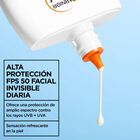  Agua Fluido Facial Garnier Delial Super UV FPS50 Invisible 40ml