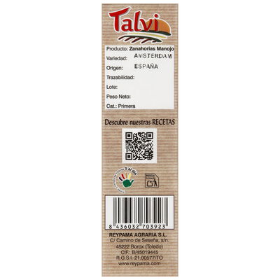 Zanahoria manojo 700g
