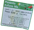 Pimiento italiano mixto bolsa 500g