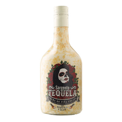Licor crema piña colada con tequila Sargento 70cl