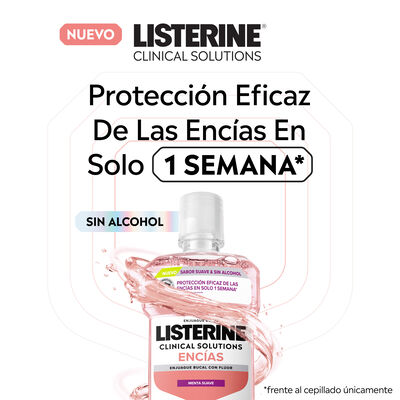 Enjuague bucal con menta suave para enc&iacute;as Listerine 500ml