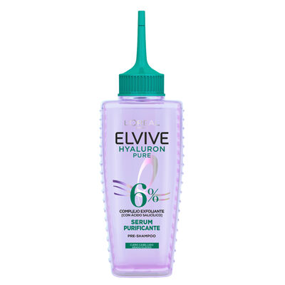 Serum Hialuronico Pure L'Oréal Paris Elvive Para Cabello Graso 102 ml