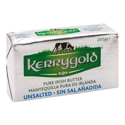 Mantequilla irlandesa Kerrygold 200g pastilla sin sal