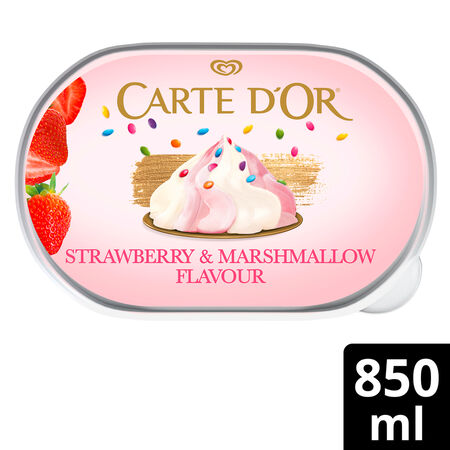 Helado Carte D'or Strawberry y Marshmallow 850ml