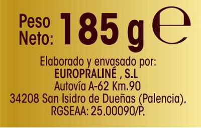 Bomb&oacute;n sin az&uacute;car a&ntilde;adido Alipende 185g surtidos