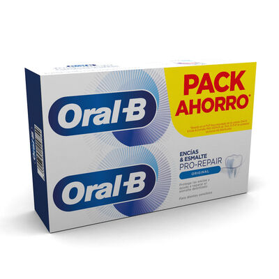 Pasta dental Oral-B 75ml 2 uds Pro-Repair encías & esmalte