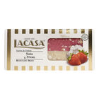 Turrón Lacasa 250g nata y fresa calidad suprema