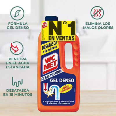 Desatascador líquido WC Net 1l