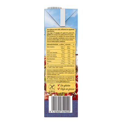 Caldo casero pescado con marisco Gallina Blanca 1l