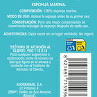 Esponja Bodyplus natural