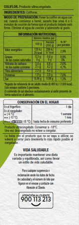 Coliflor Alipende 1kg