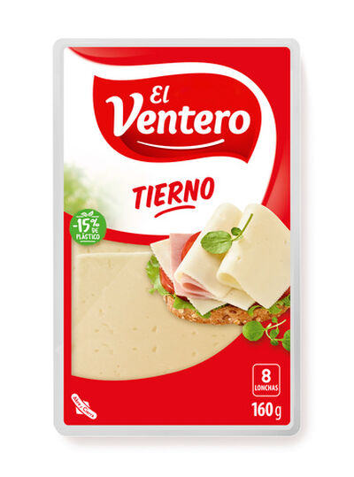 Queso tierno en lonchas El Ventero 160g