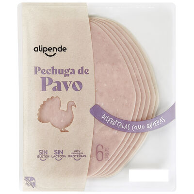 Pechuga de pavo cocida en lonchas Alipende 180g