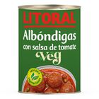 Albóndigas vegetarianas con salsa de tomate Litoral 415g