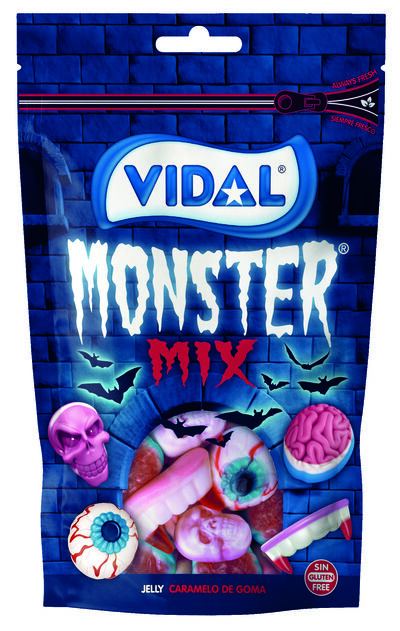 Golosina Monster Mix Vidal 180gr