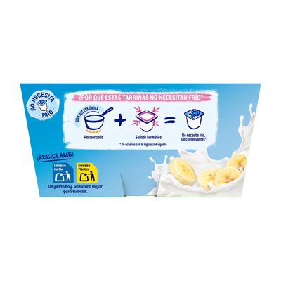 Postre Nestlé Yogolino plátano desde 6meses pack 4 (desde 6 meses)