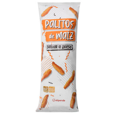 Palitos de maíz sin gluten Alipende 105g sabor queso