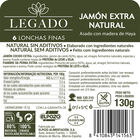 Jamon Cocido Extra Sin Lactosa Y Sin Gluten Legado 130G Natural Sin Aditivos