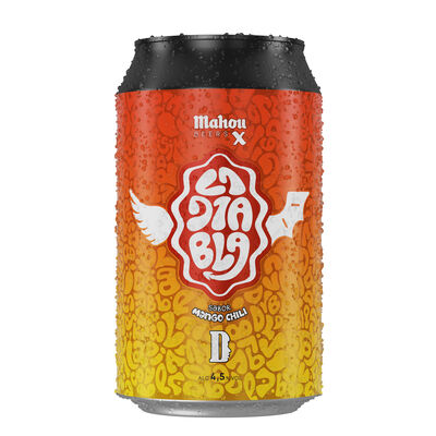 Cerveza sabor mango chili La Diabla Mahou 33cl