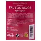 Jab&oacute;n de manos con dosificador Bodyplus 500ml frutos rojos