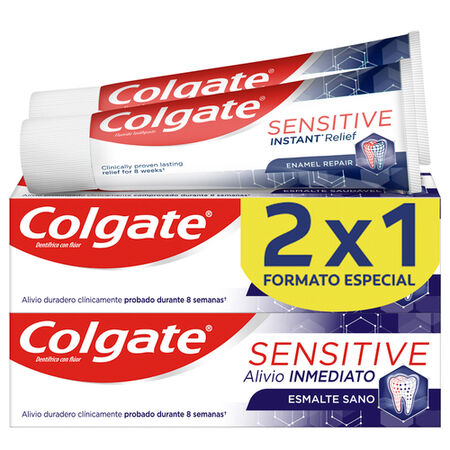 Pasta de Dientes Colgate Sensitive Alivio Inmediato, dientes sensibles 2x75ml