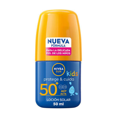 Loci&oacute;n solar roll-on con factor de protecci&oacute;n 50 para ni&ntilde;os Nivea 50ml