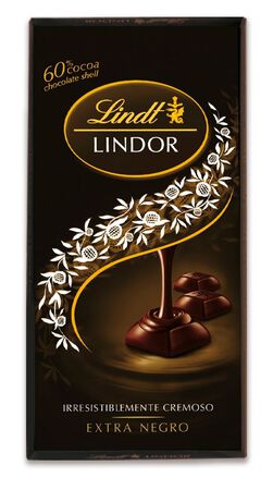 Chocolate negro lindt 100g Lindor 60% de cacao