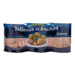 Aceitunas rellenas Alipende pack 3