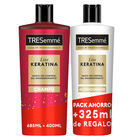Champ&uacute; tresemm&eacute; 685ml K&eacute;ratina+acondicionador 400ml