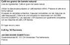 Caf&eacute; espresso ristretto intensidad 11 para m&aacute;quinas Nespresso L'Or 50 c&aacute;psulas