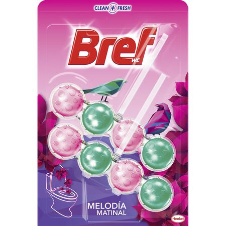 Limpiador WC colgador Bref 2 unidades Melodia matinal