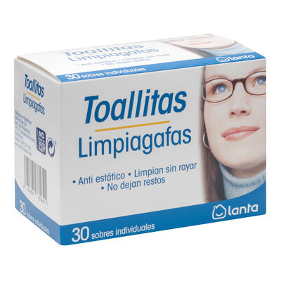 Toallitas limpiagafas Lanta 30 uds