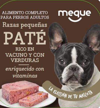 Comida húmeda perro Meque paté mini 150g