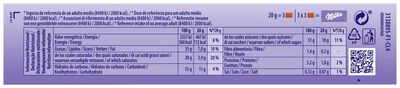 Chocolate con leche Milka 100g relleno de chips ahoy
