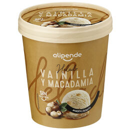 Helado sabor vainilla macadamia Alipende 500ml