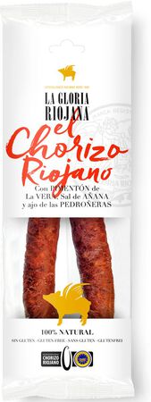 Chorizo sarta extra 100% natural La Gloria Riojana 280g